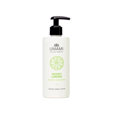 Afbeelding van Umami Exclusive Cosmetics Lotion Woody Lemons pour les mains