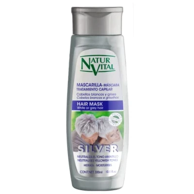 Afbeelding van Masker Voor Grijs Haar Naturaleza y Vida (300 ml)