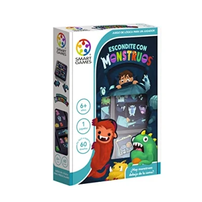 Afbeelding van Smart Games Verstoppen met monsters Bordspellen voor kinderen vanaf 6 jaar Bordspel Kinderspellen
