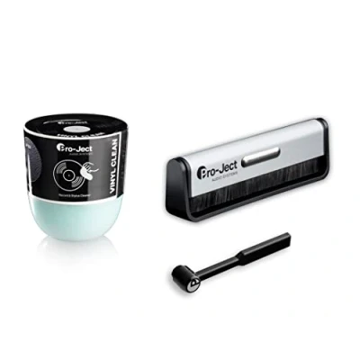 Afbeelding van Pro Ject Cleaning Set Advanced Platenborstel Brush it Naaldborstel Clean Vinyl platenspeler schoonmaakset Voor iedere