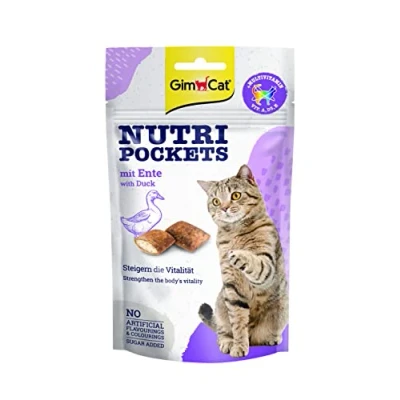 Afbeelding van GimCat Nutri Pockets Eend 60 gr