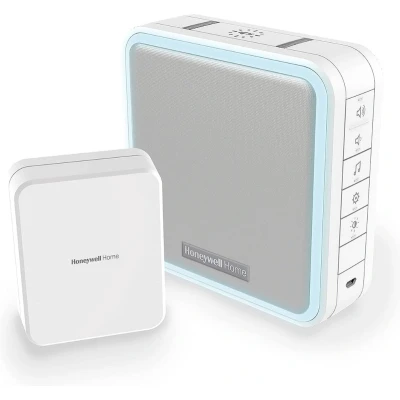 Afbeelding van Honeywell Home DC915SCV draadloze deurbel converter set met gong wit