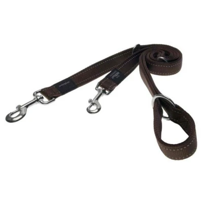 Afbeelding van Rogz Utility Multilijn Bruin Hondenriem 180x2.5 cm