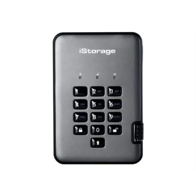 Image de iStorage diskAshur PRO² Disque SSD chiffré 256 Go externe (portable) USB 3.1 FIPS 197 SHA bits bit AES XTS Conformité TAA