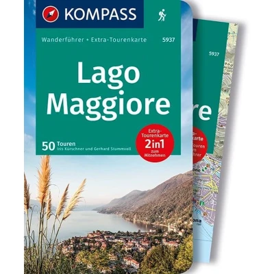 Afbeelding van KOMPASS Wanderführer Lago Maggiore, 50 Touren mit Extra Tourenkarte