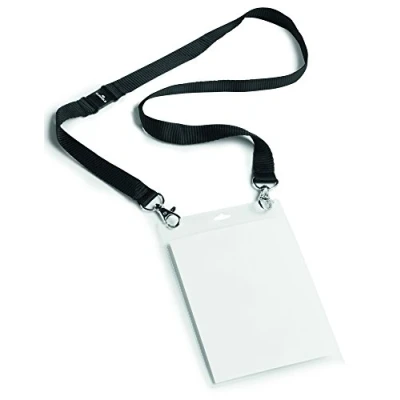 Afbeelding van Durable Naambadge A6 met textielkoord 20 DUO PP