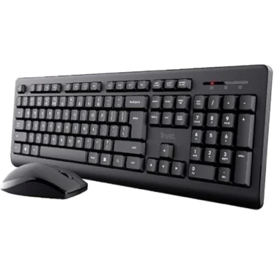 Afbeelding van Toetsenbord en muis Trust 25433 Zwart Spaans QWERTY