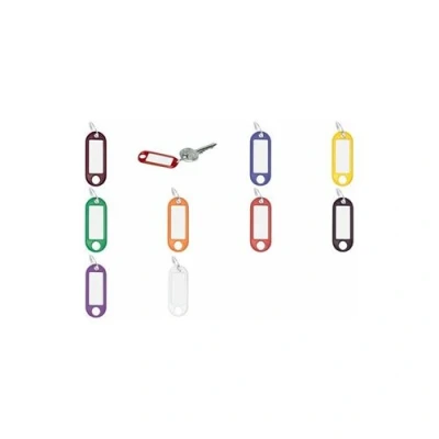 Image de WEDO Porte clés avec anneau, diamètre: 18 mm, jaune