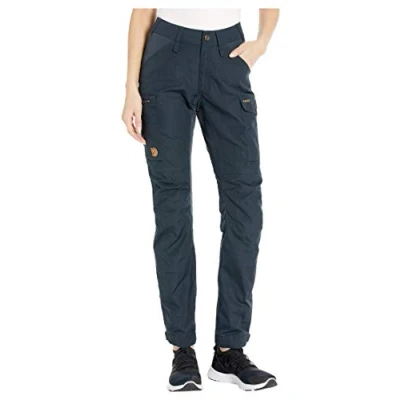 Afbeelding van Kaipak Curved Wandelbroek Dames Dark Navy 200 42 Blauw
