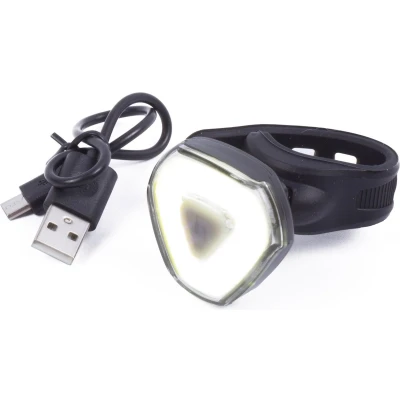 Afbeelding van Benson Fietslamp LED USB Oplaadbaar Regenwaterdicht Wit