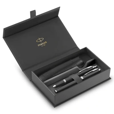 Afbeelding van Balpen en vulpen Parker IM met etui black CT medium