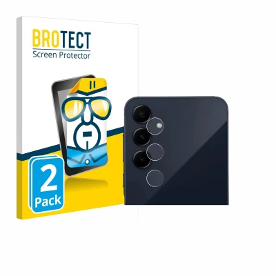 Afbeelding van BROTECT Screenprotector voor Samsung Galaxy A55 5G Enterprise Edition (ALLEEN Camera Lens) Folie Beschermfolie transparant (2 Stuks)