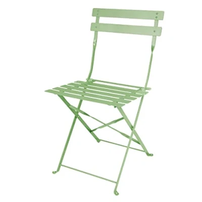 Afbeelding van Bolero Stalen Klapstoelen Lichtgroen (2 Stuks) FT270