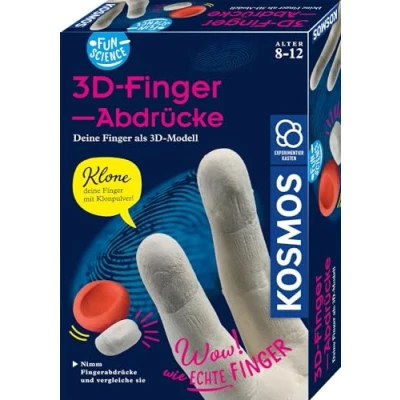 Afbeelding van Kosmos 654221 Fun Science 3D Fingerabdrücke Experimenteerdoos vanaf 8 jaar