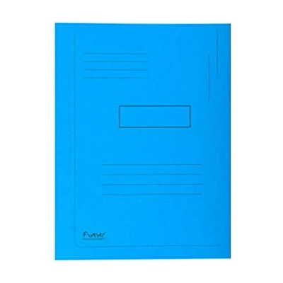 Afbeelding van Dossiermap Exacompta Forever A4 2 kleppen 290gr blauw 50 stuks