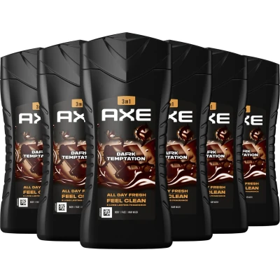 Afbeelding van 12x Axe Douchegel Dark Temptation 250 ml