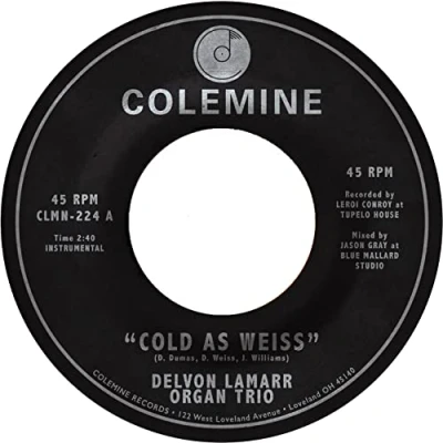 Afbeelding van Delvon Organ Trio Lamarr Cold As Weiss (Single)