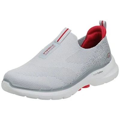 Afbeelding van Skechers Go Walk 6 Sneakers voor heren, Grijs/Rood
