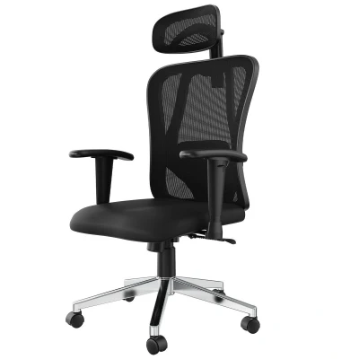 Afbeelding van Avalo Ergonomische Bureaustoel Met Hoofdsteun NEN1335 Bureaustoelen Voor Volwassenen Bureau Stoel Incl. 2 Sets Krasvrije Wielen Harde / Zachte Ondergrond
