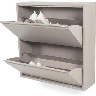 Afbeelding van Spinder Billy 2 Schoenenkast 75 Cm Met Vakken Taupe