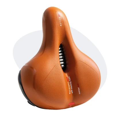 Afbeelding van Voltano Fietszadel Met Gelpads Bruin
