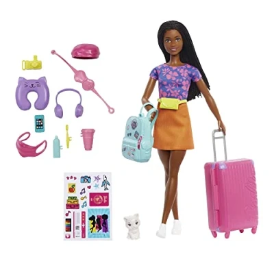 Afbeelding van Barbie Set van een stadsleven met Brooklyn pop » Roberts en kittens, 10 accessoires 1 vel stickers speelgoed voor kinderen, vanaf 3 jaar, HGX55