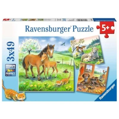 Afbeelding van Ravensburger Kinderpuzzel 08029 kinderen vanaf 5 jaar met 3 x 49 delen