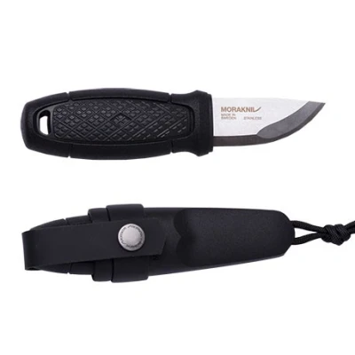 Afbeelding van Morakniv Met Eldris Neck Knife zwart kunststof handvat, zwart, één maat