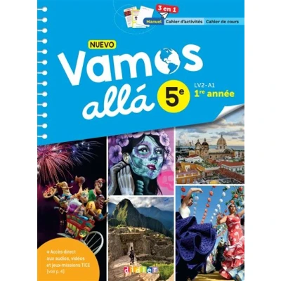Image de NUEVO Vamos allá Espagnol 5e Ed. 2022 Manuel cahier élève