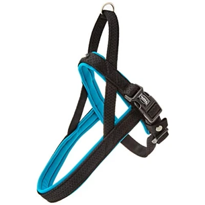 Afbeelding van Nobby norwegian tuig mesh preno turquoise S/M buikband 38 50 cm + borstband 36 breedte 20/25 mm