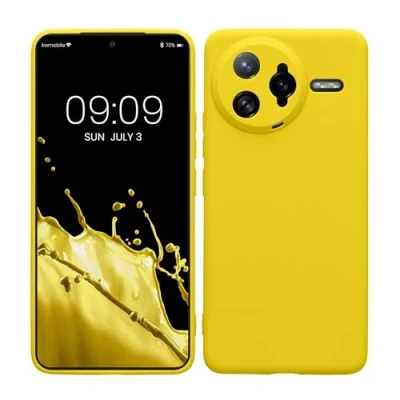 Afbeelding van kwmobile telefoonhoesje geschikt voor Xiaomi Poco F7 Ultra Hoesje smartphone Precisie camera uitsnede In stralend geel
