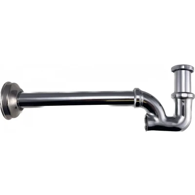 Afbeelding van PB Unix klassieke wastafelsifon en fonteinsifon metaal chroom 1208676582