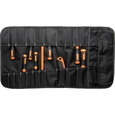 Afbeelding van ToolPack Industriële Gereedschapsfoudraal, Oprolbaar, Kuntstof Clipsluiting