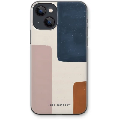 Afbeelding van Case Company® hoesje geschikt voor iPhone 13 mini Geo #5 Soft Cover Telefoonhoesje Bescherming aan alle Kanten en Schermrand