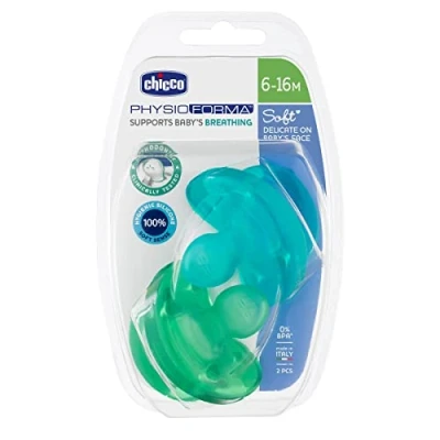 Afbeelding van Chicco Physio Soft Pacifier 6 12m 2 Units