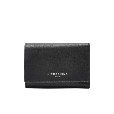 Afbeelding van LIEBESKIND BERLIN Leren Portemonnee Linn Wallet Black Zwart