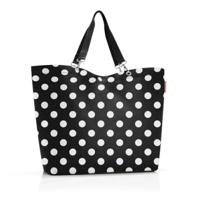 Afbeelding van Reisenthel Shopper XL Strandtas 35L Dots Wit