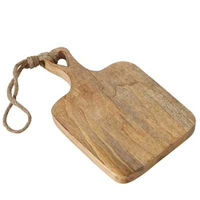 Afbeelding van Boltze Lela snijplank (mangohouten plank, met hartvormige hals in het handvat, afmetingen 30 x 19 2 cm, houten plank gesp) 2002873