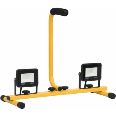 Afbeelding van Spotlight met handvat LED 2x10 W koudwit