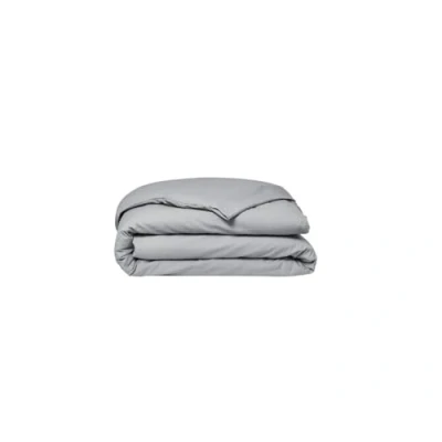 Image de Housse de couette Essential 220 x 240 cm 2 personnes 100% Coton uni Acier