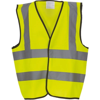 Afbeelding van Yoko Signalisatievest voor kinderen met 2 Banden &amp; Bretels YHVW100CH Hi Vis Yellow