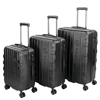Afbeelding van bugatti Kofferset, Maat: One Size, Black