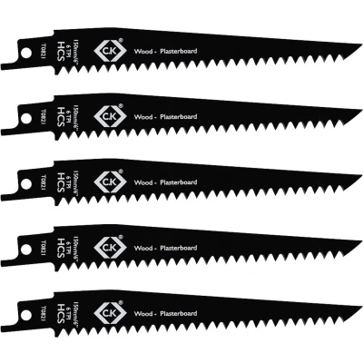 Afbeelding van C.K T0821 Zaagzaagbladen 6 tpi, verpakking van 5 stuks Zaagbladlengte 150 mm stuk(s)