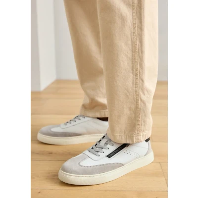 Afbeelding van bugatti FIDO Sneakers laag, Heren, Maat: 40, White Leer