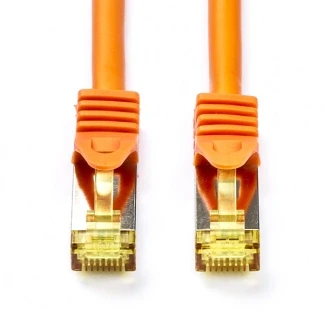 Afbeelding van Netwerkkabel Cat7 S/FTP 5 meter (100% koper, LSZH, Oranje)