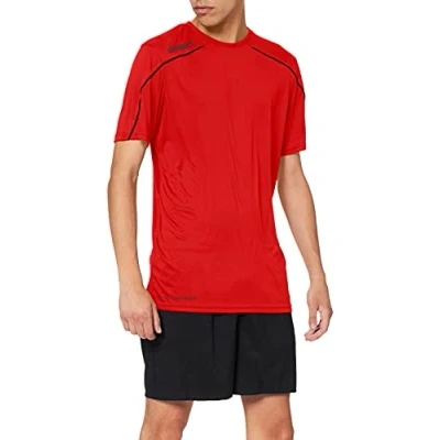 Afbeelding van Uhlsport Stream 22 Shirt Korte Mouw Heren Rood / Zwart Maat: 3XL