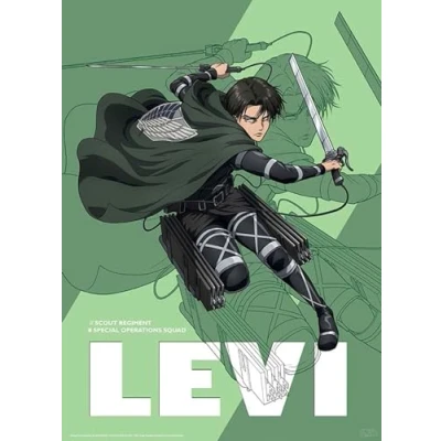 Afbeelding van Poster Attack On Titan Season 4 Levi 38x52cm