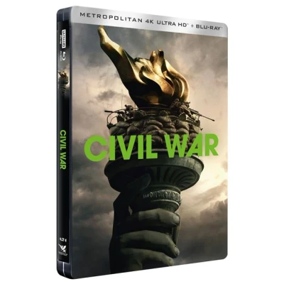 Afbeelding van Metropolitan Filmexport Civil War Limited Edition Steelbook 4k Ultra Hd Blu ray