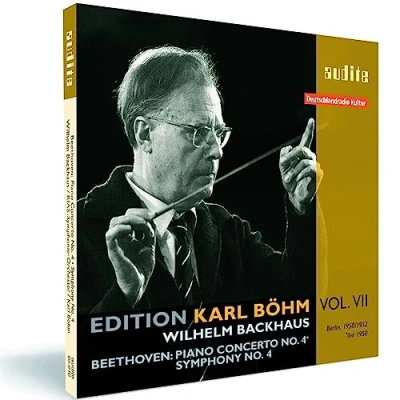 Afbeelding van Wilhelm Backhaus, RIAS Symphonie Orchester, Karl Böhm Beethoven: Piano Concerto No.4 &amp; Symphony (CD)