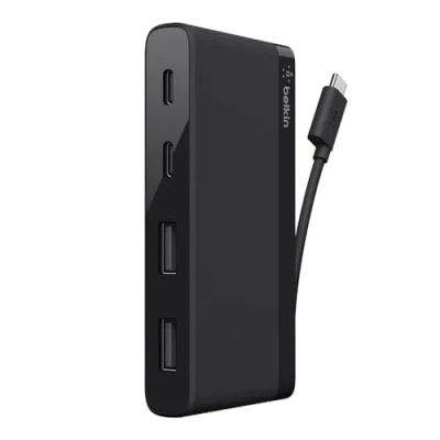 Afbeelding van Hub USB Belkin F4U090BTBLK Zwart